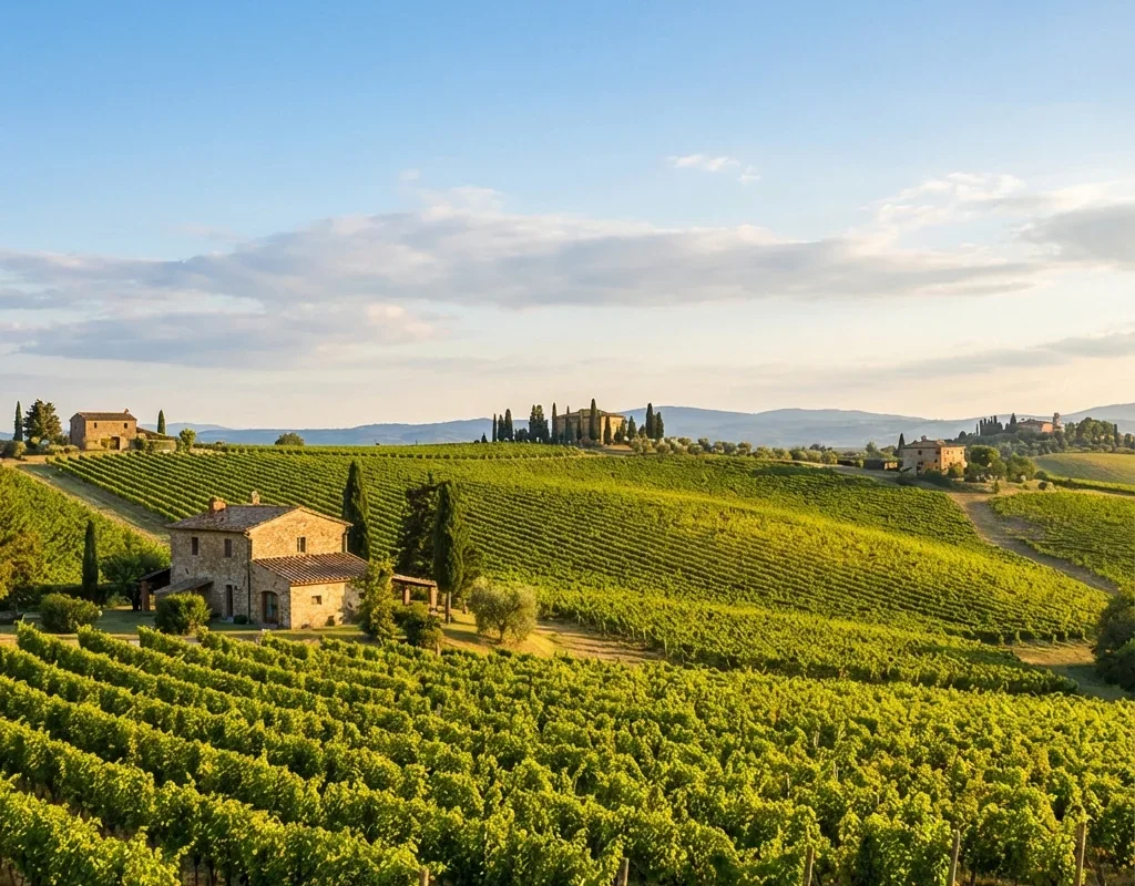 נוף טוסקנה איטליה